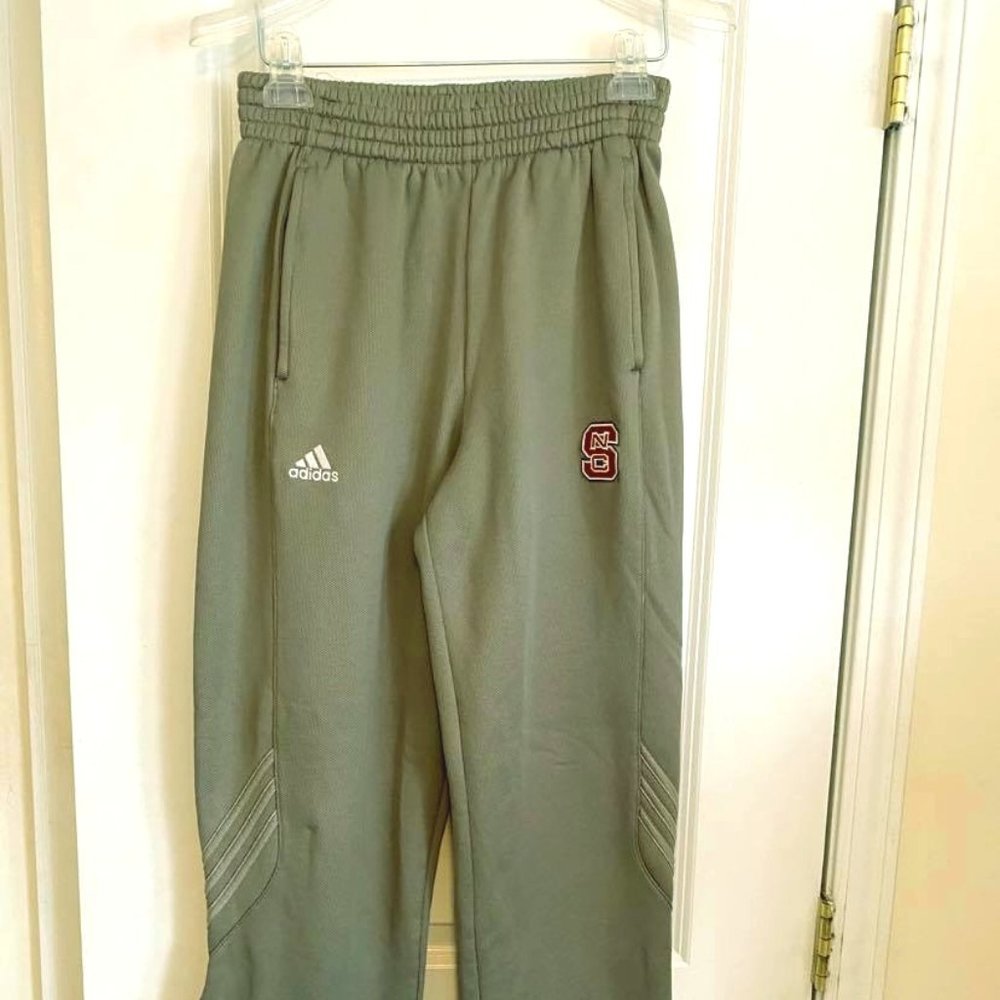 Adidas Gray elastic waist Clima sweat pants sz M